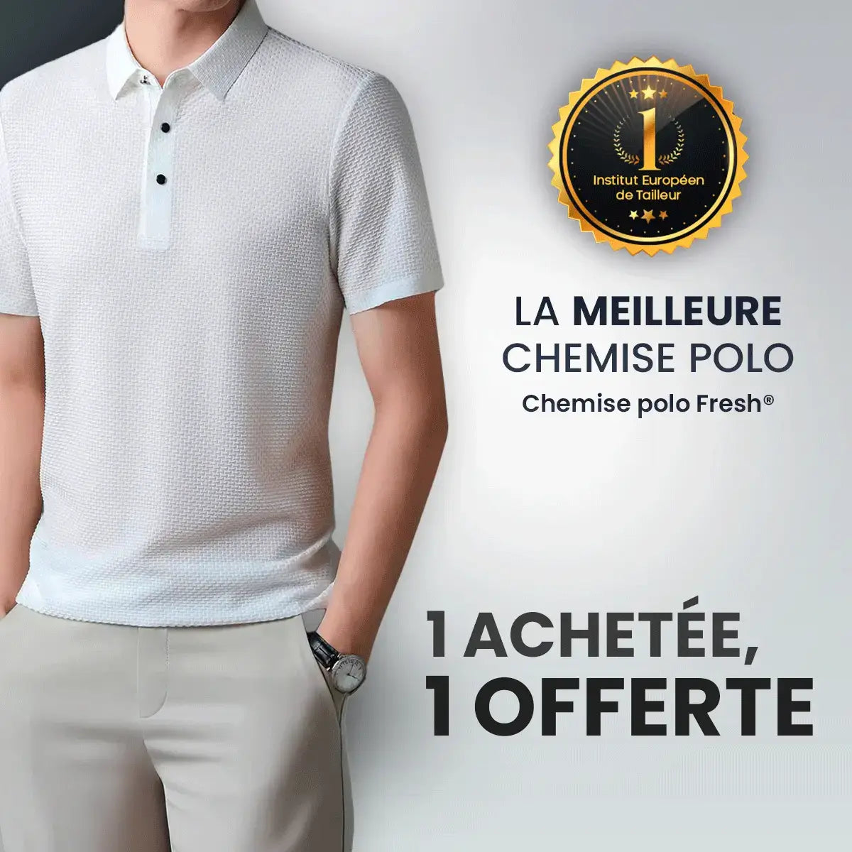 Chemise Polo Fresh® (1 achetée, 1 offerte)