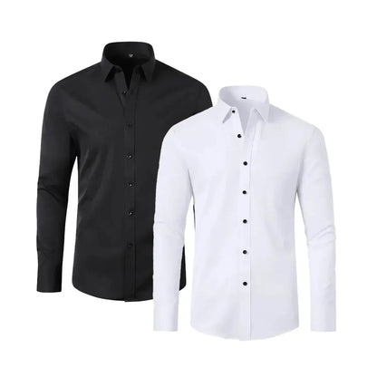 Chemise Habillée pour Homme Coupe Slim UltraTech™ (1 Achetée, 1 Offerte)