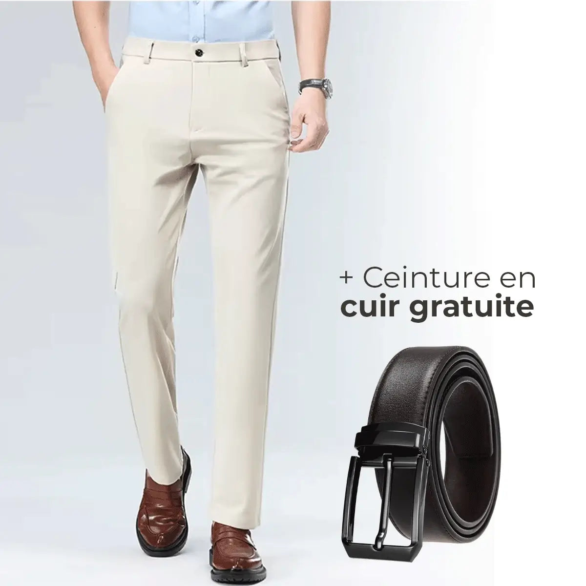 Pantalon Social Élastique Luffy® (+ Ceinture en Cuir Gratuite)